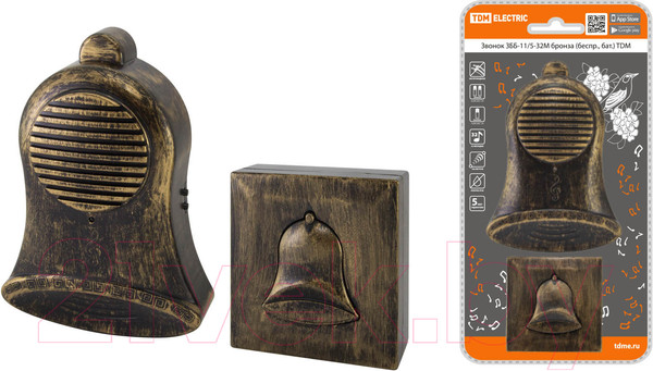 Изображение товара Электрический звонок TDM SQ1901-0029