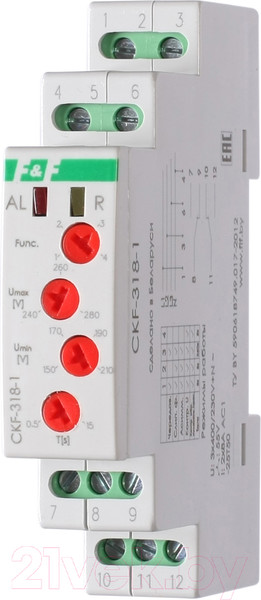 Изображение товара Реле контроля фаз Евроавтоматика CKF-318-1 / EA04.002.007