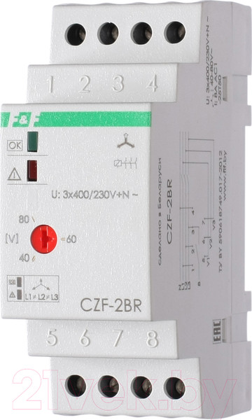 Изображение товара Реле контроля фаз Евроавтоматика CZF-2BR