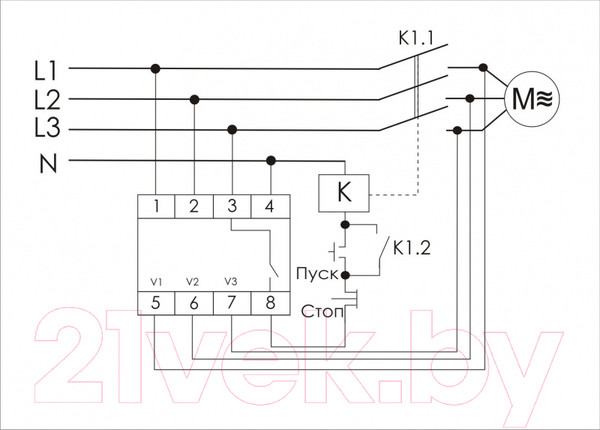Изображение товара Реле контроля фаз Евроавтоматика CZF-2BR