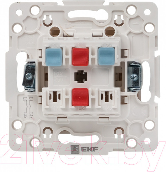 Изображение товара Выключатель EKF PROxima Стокгольм / EYV10-123-10 (белый)
