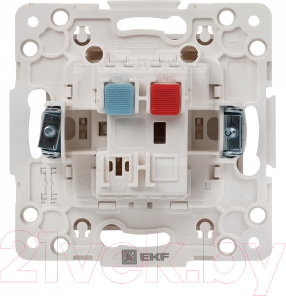 Изображение товара Выключатель EKF PROxima Стокгольм / EYV10-121-10 (белый)