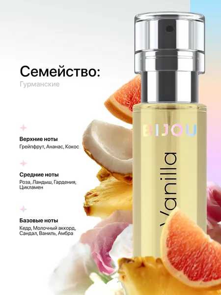 Изображение товара Парфюмерная вода Dilis Bijou Sweet Vanilla (18мл)