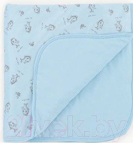 Изображение товара Плед для малышей Топотушки Дельфины / 17/7 (голубой)