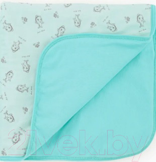 Изображение товара Плед для малышей Топотушки Дельфины / 17/9 (ментол)