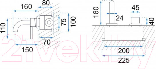 Изображение товара Смеситель REA B8548