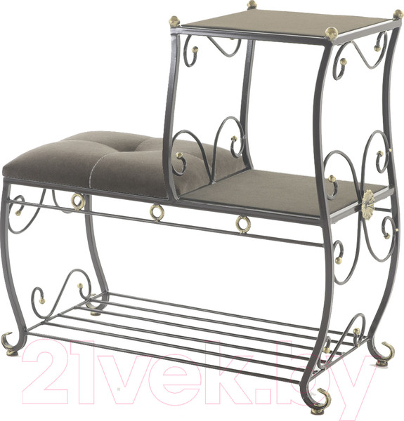 Изображение товара Банкетка AMC 8(800)22 с этажеркой (коричневый/венге)