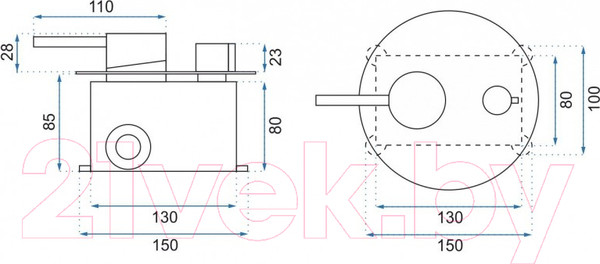 Изображение товара Душевая система со смесителем REA Lungo REA-P4100 (черный)