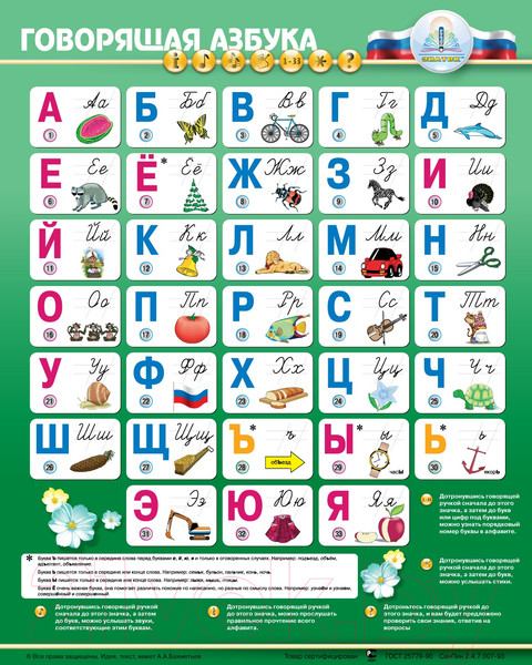 Изображение товара Комплект учебных плакатов Знаток В помощь школе / ZP20003