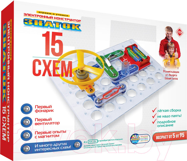 Изображение товара Научная игра Знаток 15 схем / ZP-70818