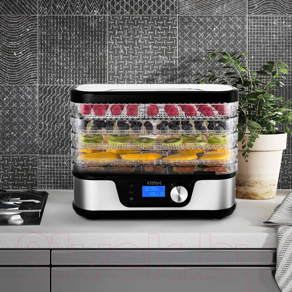 Изображение товара Сушилка для овощей и фруктов Kitfort KT-1918