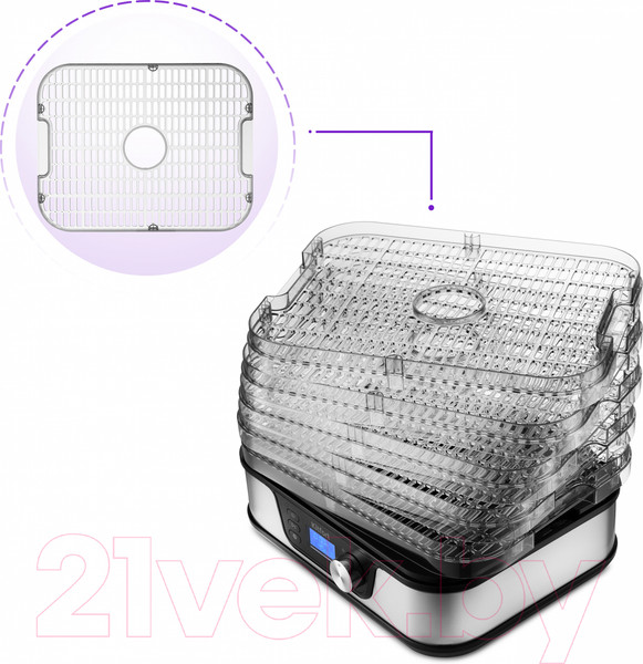 Изображение товара Сушилка для овощей и фруктов Kitfort KT-1918