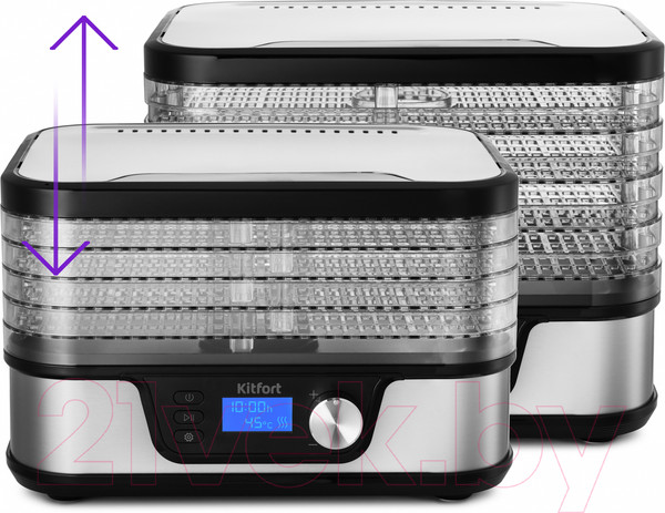 Изображение товара Сушилка для овощей и фруктов Kitfort KT-1918