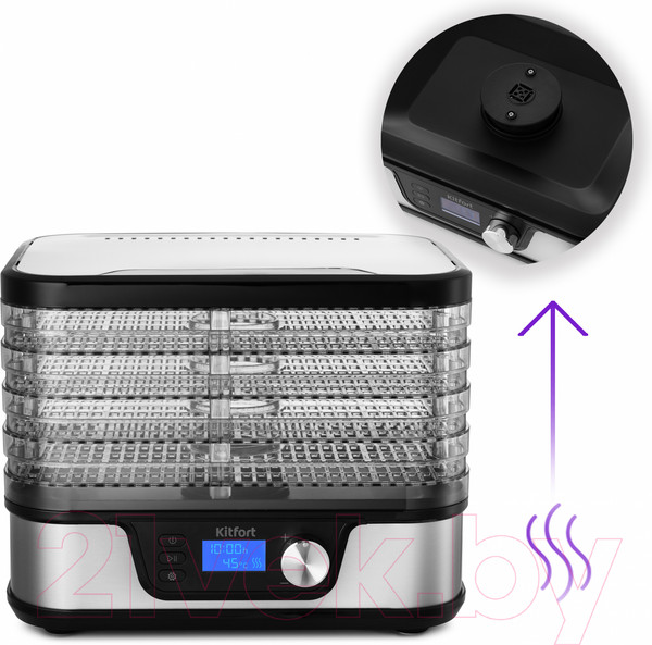 Изображение товара Сушилка для овощей и фруктов Kitfort KT-1918