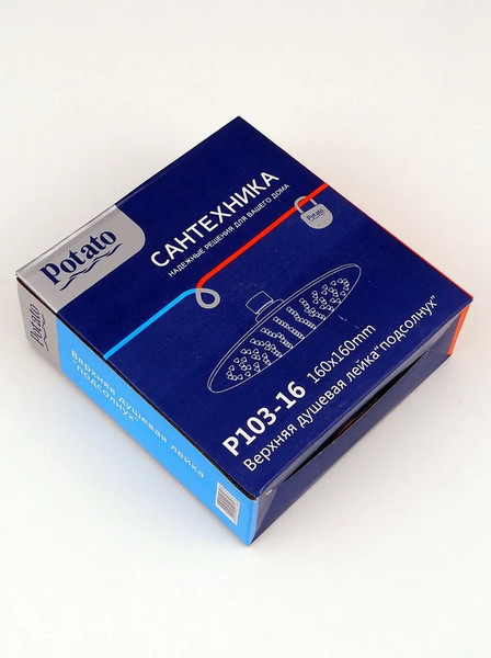 Изображение товара Лейка верхнего душа Potato P103-16