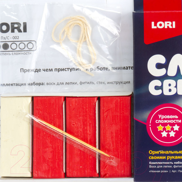 Изображение товара Набор для изготовления свечей Lori Нежная роза / Пз/С-002