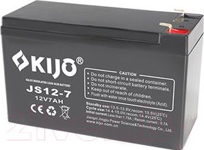 Изображение товара Аккумуляторная батарея Kijo 12V 7Ah F1 / 12V7AH