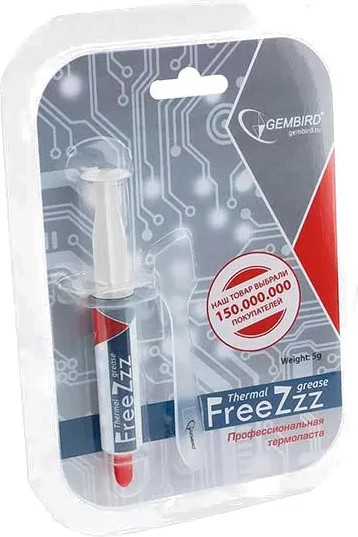 Изображение товара Термопаста Gembird FreeZzz GF-01-5 (5г)