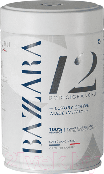 Изображение товара Кофе молотый Bazzara Dodicigrancru (250г)