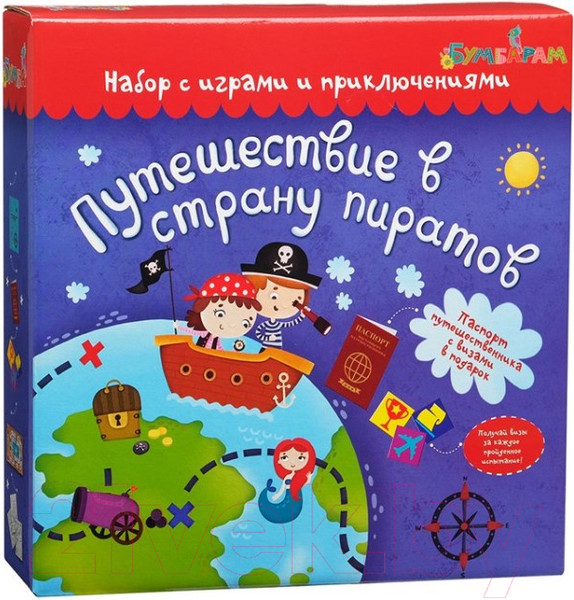 Изображение товара Настольная игра Bumbaram Путешествие в страну пиратов tr-202