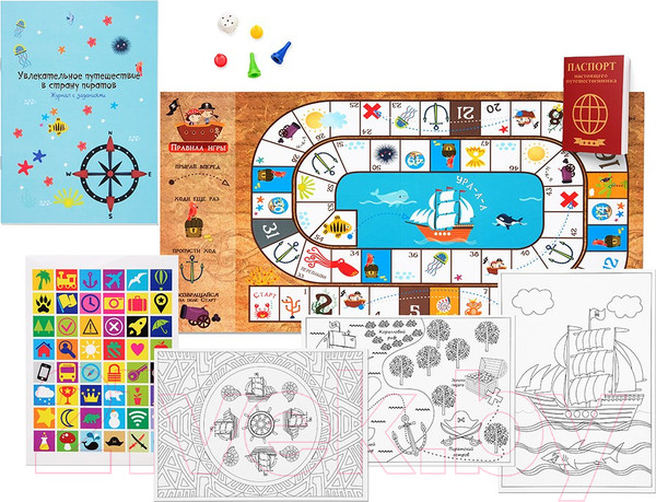 Изображение товара Настольная игра Bumbaram Путешествие в страну пиратов tr-202