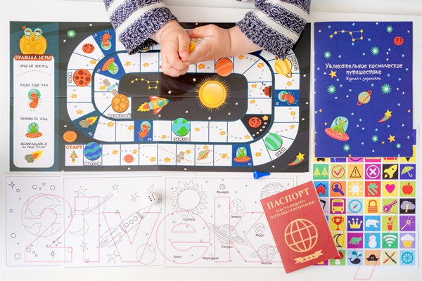 Изображение товара Настольная игра Bumbaram Путешествие в космос tr-200