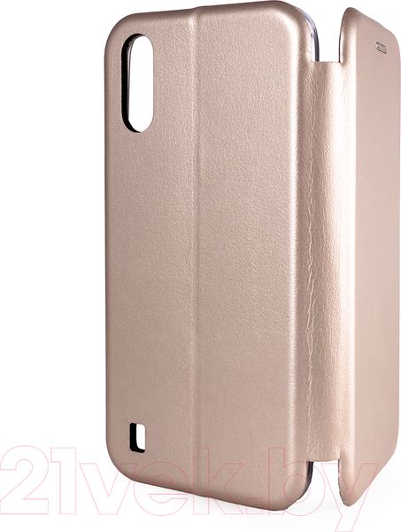 Изображение товара Чехол-книжка Case Magnetic Flip для Galaxy A01 Core (золотой)