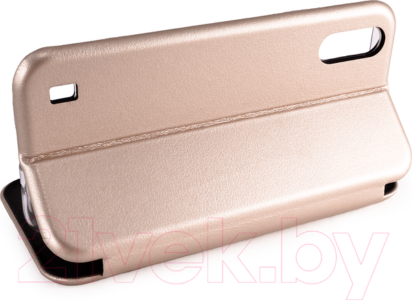 Изображение товара Чехол-книжка Case Magnetic Flip для Galaxy A01 Core (золотой)