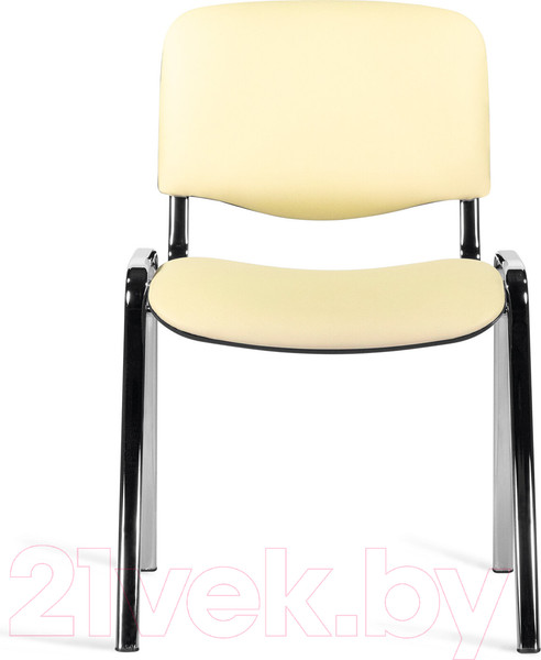 Изображение товара Стул офисный Staff Iso Lite CF-008 / 532568 (хром/кожзам бежевый/Z-21)