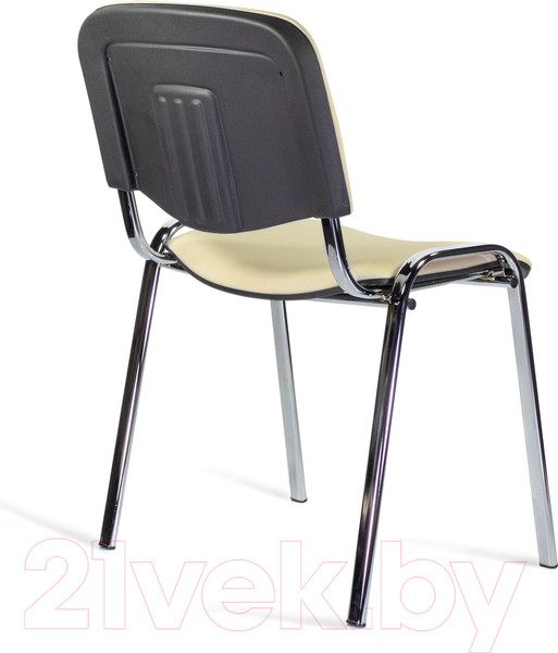 Изображение товара Стул офисный Staff Iso Lite CF-008 / 532568 (хром/кожзам бежевый/Z-21)