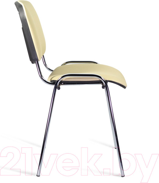Изображение товара Стул офисный Staff Iso Lite CF-008 / 532568 (хром/кожзам бежевый/Z-21)