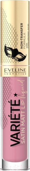 Изображение товара Жидкая помада для губ Eveline Cosmetics Variete Perfect Matte с гиалуроновой кислотой №12