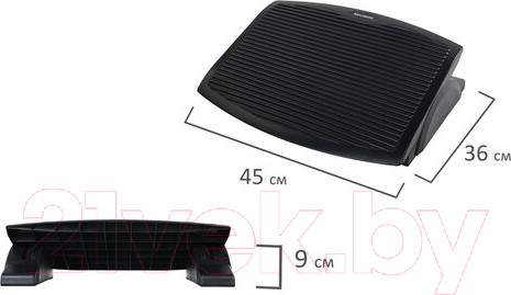 Изображение товара Подставка для ног Brauberg 45x35 / 530106 (черный)