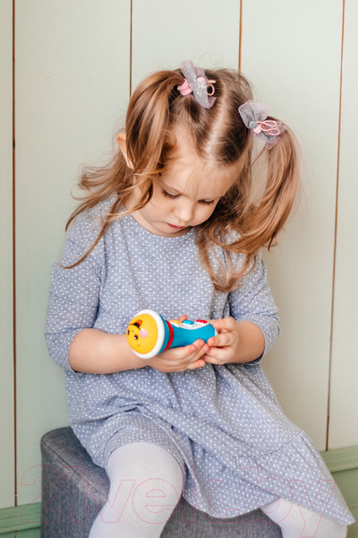 Изображение товара Музыкальная игрушка Азбукварик Микрофон Маленький музыкант / 2708B (голубой)