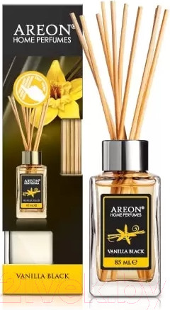 Изображение товара Аромадиффузор Areon Sticks Vanilla Black / ARE-PS10 (85мл)