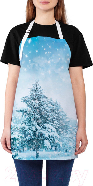 Изображение товара Кухонный фартук JoyArty Зима в лесу / ap-44969