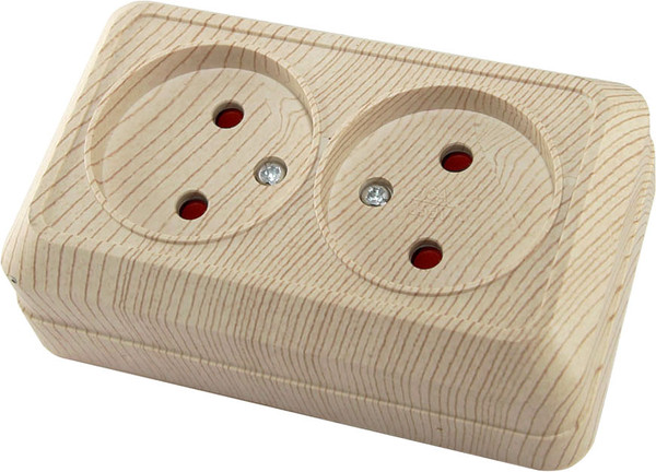 Изображение товара Розетка TDM Ладога SQ1801-0055 (сосна)