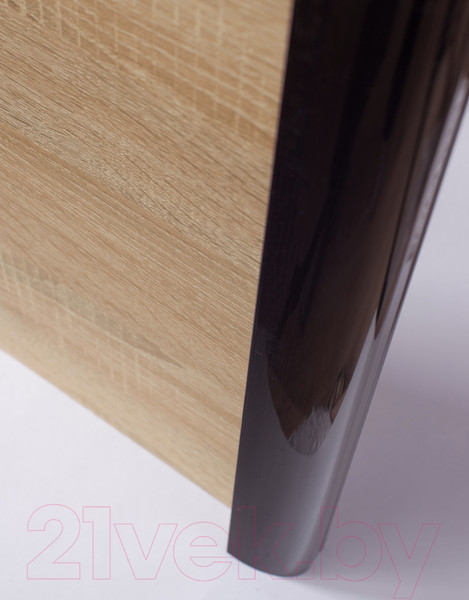 Изображение товара Шкаф-купе Евва 233 VSG.13 / АЭП ШК.3 01 (венге/дуб сонома/венге глянец)