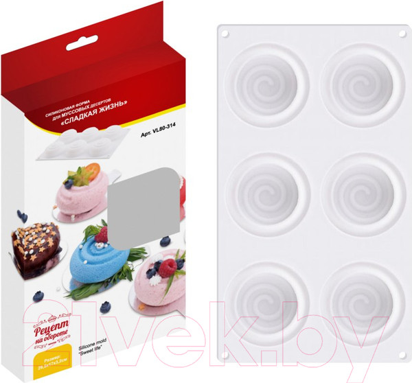 Изображение товара Форма для выпечки Мультидом Сладкая жизнь VL80-314