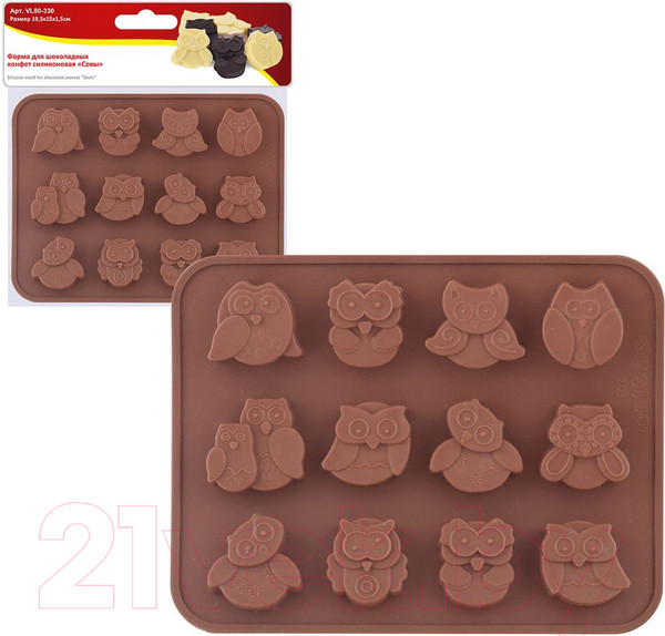 Изображение товара Форма для выпечки Мультидом Совы VL80-330