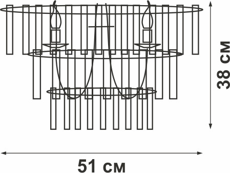 Изображение товара Люстра Vitaluce V5151-0/6+3+1PL