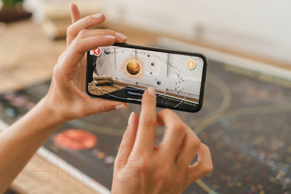 Изображение товара Настенная карта Globen Звездное небо/планеты / kh035