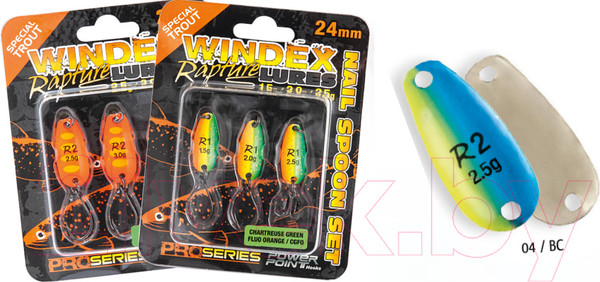 Изображение товара Блесна Rapture Windex Sg Nail / 188-06-704 (3шт)