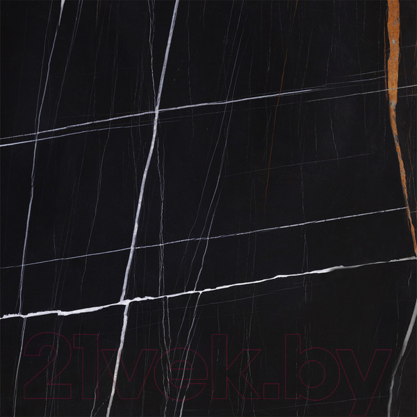 Изображение товара Плитка Kerranova Marble Trend Неро Дорадо K-1004/MR (600x600)