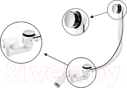 Изображение товара Сифон McAlpine HC31M-N1