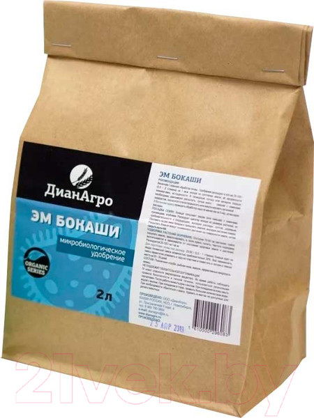 Изображение товара Удобрение Диан Агро Микробиологическое ЭМ Бокаши для компоста (2л)