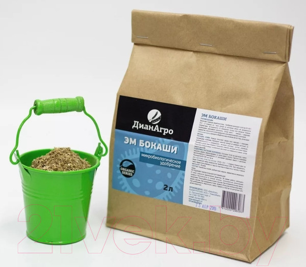 Изображение товара Удобрение Диан Агро Микробиологическое ЭМ Бокаши для компоста (2л)