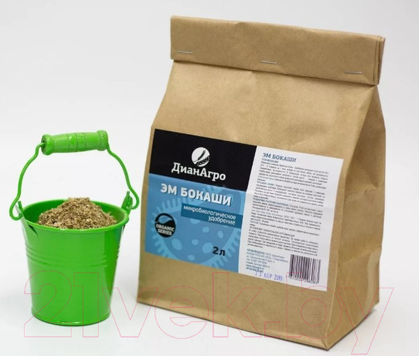 Изображение товара Удобрение Диан Агро Микробиологическое ЭМ Бокаши (2л)