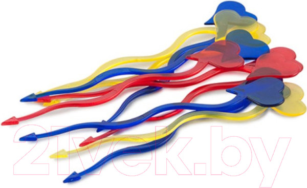 Изображение товара Набор палочек для коктейля Fackelmann Сердце / 5281 (10шт)