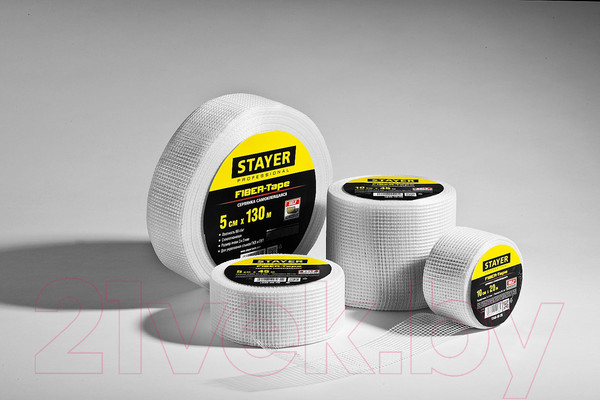 Изображение товара Серпянка Stayer Professional FIBER-Tape 1246-10-45 (0.1x45м, 3x3мм)